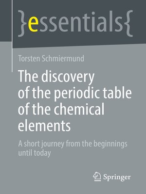 cover image of The discovery of the periodic table of the chemical elements